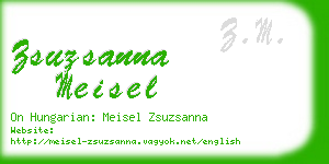 zsuzsanna meisel business card